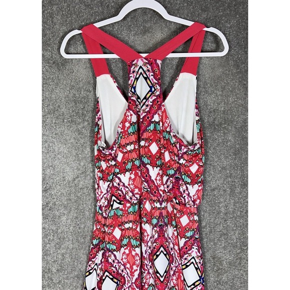 Bisou Bisou Maxi Dress Womens Size 12 Stretch Sleeveless Racerback Elastic Waist - Picture 7 of 11